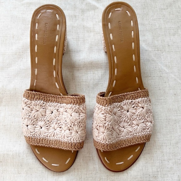 CARRIE FORBES Abdel Raffia Mules - Picture 5 of 14
